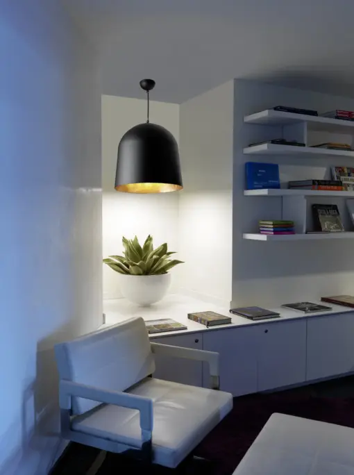 Faro Barcelona Κρεμαστό Μαύρο Φωτιστικό Crater 3 X E27 – 68461