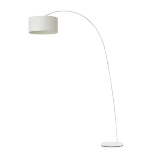 Faro Barcelona Φωτιστικό Δαπέδου Papua Λευκό 1 X E27  – 68462