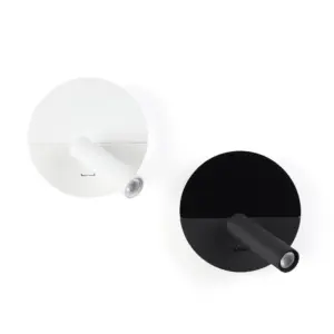 Faro Barcelona DUAS Φωτιστικό Τοίχου με USB, COB και Αναγνώστη LED σε Λευκό Χρώμα 3W 2700K  – 68467