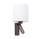 Faro Barcelona ROB Επιτοίχιο Φωτιστικό με LED Αναγνώστη 15W 3000Κ Μπρονζέ Χρώματος – 68496
