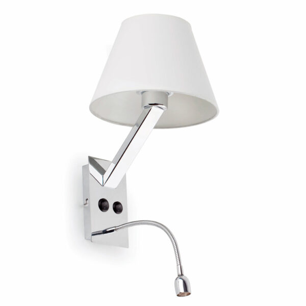 Faro Barcelona MOMA-2 Επιτοίχιο Φωτιστικό Λευκού Χρώματος LED 1W 6000K – 68506