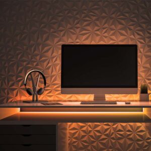 LED Neon Flex 12W V-TAC 24V 360° Amber 10 Μέτρα – 6873