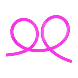 LED Neon Flex 12W V-TAC 24V 360° Ροζ 10 Μέτρα – 6874