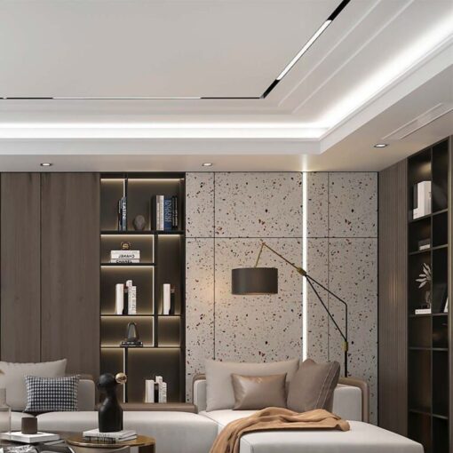 LED WiFi μαγνητικό φωτιστικό ράγας 20W SMD CCT μαύρο σώμα 48V V-TAC – 6883