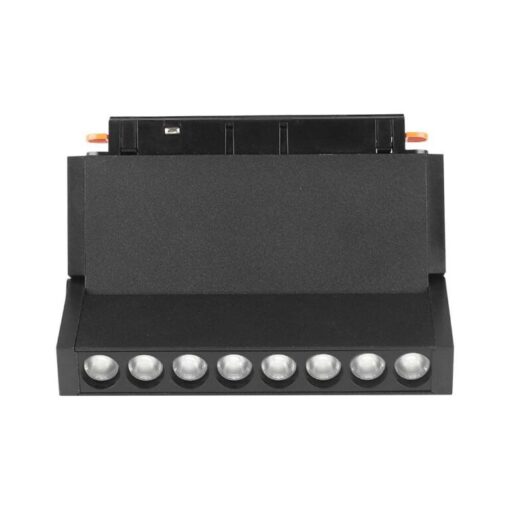 LED WiFi μαγνητικό φωτιστικό ράγας 10W SMD CCT μαύρο σώμα 48V κινητό V-TAC – 6886