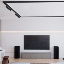 LED WiFi μαγνητικό φωτιστικό ράγας 18W SMD CCT μαύρο σώμα 48V κινητό V-TAC – 6887