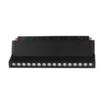 LED WiFi μαγνητικό φωτιστικό ράγας 18W SMD CCT μαύρο σώμα 48V κινητό V-TAC – 6887