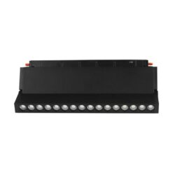 LED WiFi μαγνητικό φωτιστικό ράγας 18W SMD CCT μαύρο σώμα 48V κινητό V-TAC – 6887