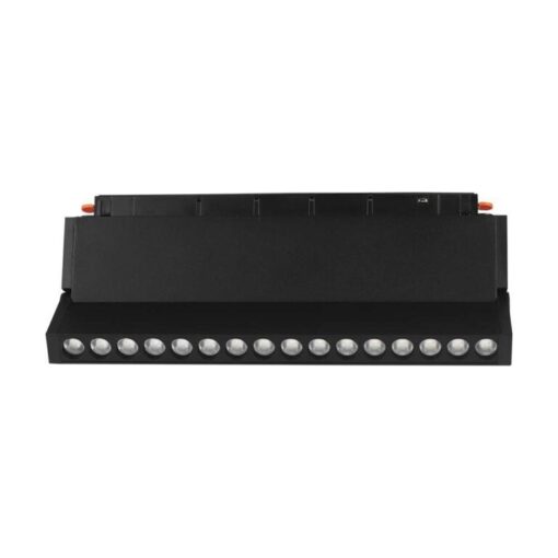 LED WiFi μαγνητικό φωτιστικό ράγας 18W SMD CCT μαύρο σώμα 48V κινητό V-TAC – 6887