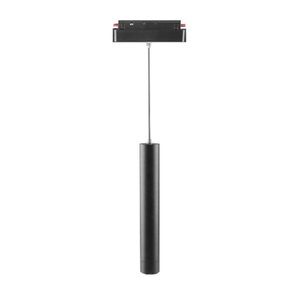 LED WiFi μαγνητικό φωτιστικό ράγας κρεμαστό 8W SMD CCT μαύρο σώμα 48V V-TAC – 6889