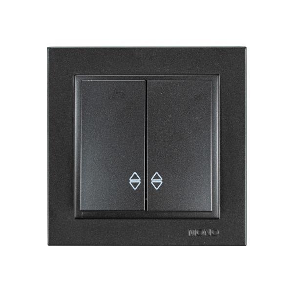 ΔΙΑΚΟΠΤΗΣ A/R-K/R ΜΑΥΡΟΣ EUROLAMP – 152-10307