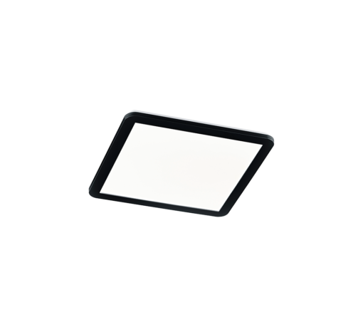 Φωτιστικό Οροφής Trio Lighting  LED 22W Μαύρο Ματ Πλαστικό Step Dimmable 2700lm IP44 3000K – 689314032