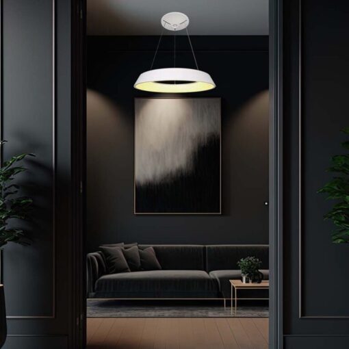 LED κρεμαστό φωτιστικό οροφής Designer 48W 4000K φυσικό λευκό με λευκό σώμα dimmable V-TAC – 6904