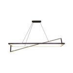 LED κρεμαστό φωτιστικό Designer 45W 3000K θερμό dimmable μαύρο σώμα V-TAC – 6906