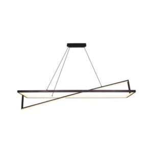 LED κρεμαστό φωτιστικό Designer 45W 3000K θερμό dimmable μαύρο σώμα V-TAC – 6906