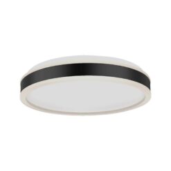 LED φωτιστικό οροφής Designer στρογγυλό 42W 4000Κ φυσικό λευκό με μαύρο/λευκό σώμα dimmable V-TAC – 6911