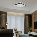 LED φωτιστικό οροφής Designer τετράγωνο 38W 4000Κ φυσικό λευκό με μαύρο/λευκό σώμα V-TAC – 6914