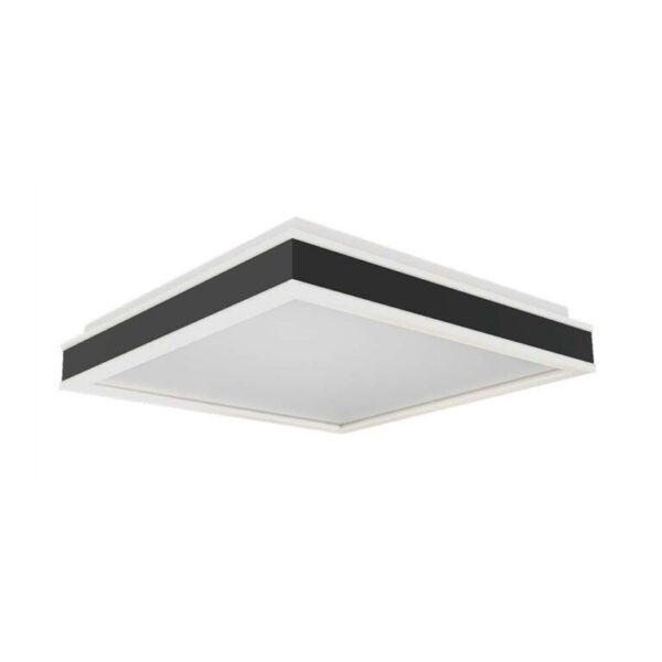 LED φωτιστικό οροφής Designer τετράγωνο 38W 4000Κ φυσικό λευκό με μαύρο/λευκό σώμα V-TAC – 6914