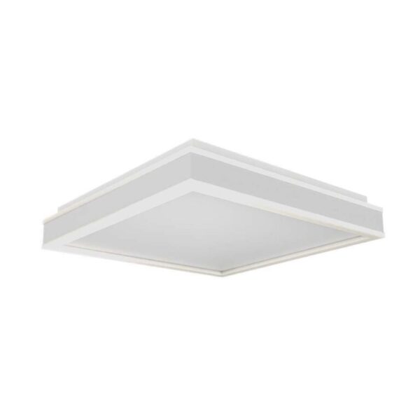 LED φωτιστικό οροφής Designer τετράγωνο 38W 4000Κ φυσικό λευκό με λευκό σώμα V-TAC – 6915