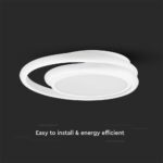 Φωτιστικό Οροφής LED 38W Λευκό V-TAC 4050lm Φυσικό Λευκό 4000K – 6921