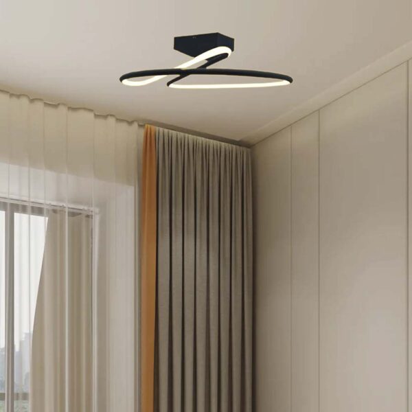 Φωτιστικό Οροφής LED 20W Μαύρο V-TAC 2130lm Φυσικό Λευκό 4000K – 6926