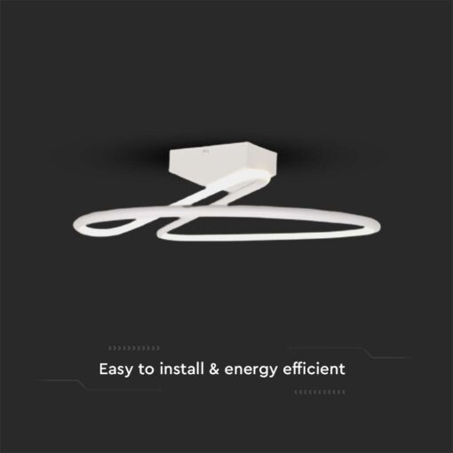 Φωτιστικό Οροφής LED 20W Λευκό V-TAC 2130lm Φυσικό Λευκό 4000K – 6927