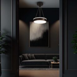 Κρεμαστό LED Φωτιστικό 12W Μαύρο V-TAC 1280lm Φυσικό Λευκό 4000K – 6931