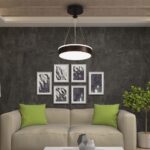 Κρεμαστό LED Φωτιστικό 12W Μαύρο V-TAC 1280lm Φυσικό Λευκό 4000K – 6931