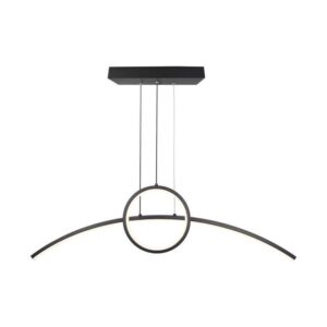 LED κρεμαστό φωτιστικό οροφής Designer 30W 4000K φυσικό λευκό με μαύρο σώμα V-TAC – 6933