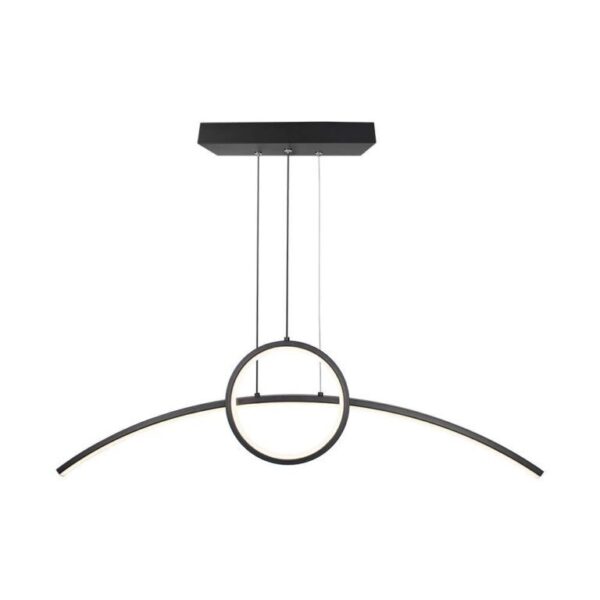 LED κρεμαστό φωτιστικό οροφής Designer 30W 4000K φυσικό λευκό με μαύρο σώμα V-TAC – 6933