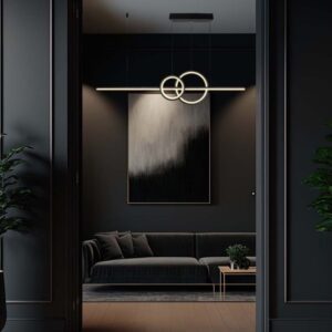 LED κρεμαστό φωτιστικό οροφής Designer 15W 4000K φυσικό λευκό με μαύρο σώμα V-TAC – 6935