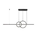 LED κρεμαστό φωτιστικό οροφής Designer 15W 4000K φυσικό λευκό με μαύρο σώμα V-TAC – 6935