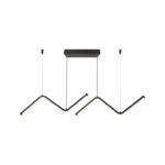 LED κρεμαστό φωτιστικό οροφής Designer 12W 4000K φυσικό λευκό με μαύρο σώμα V-TAC – 6937