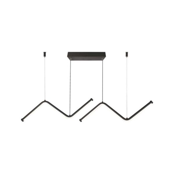 LED κρεμαστό φωτιστικό οροφής Designer 12W 4000K φυσικό λευκό με μαύρο σώμα V-TAC – 6937