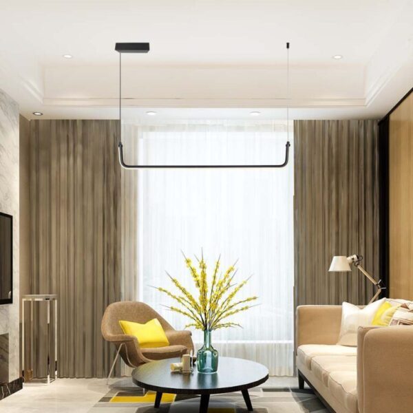 LED κρεμαστό φωτιστικό οροφής Designer 12W 4000K φυσικό λευκό με μαύρο σώμα V-TAC – 6939