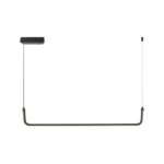 LED κρεμαστό φωτιστικό οροφής Designer 12W 4000K φυσικό λευκό με μαύρο σώμα V-TAC – 6939