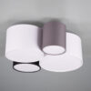 Φωτιστικό Οροφής Trio Lighting   E27 Πολύχρωμο Υφασμάτινο    693900417