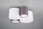 Φωτιστικό Οροφής Trio Lighting   E27 Πολύχρωμο Υφασμάτινο    693900417