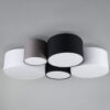 Φωτιστικό Οροφής Trio Lighting   E27 Πολύχρωμο Υφασμάτινο    693900517
