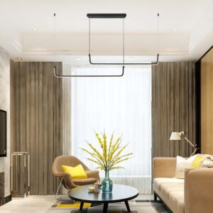 Κρεμαστό Γραμμικό Πολύφωτο LED 24W Μαύρο Σώμα V-TAC 2500lm Φυσικό Λευκό 4000K – 6941