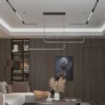 Κρεμαστό Γραμμικό Πολύφωτο LED 24W Μαύρο Σώμα V-TAC 2500lm Φυσικό Λευκό 4000K – 6941