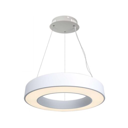Κρεμαστό Φωτιστικό LED 50W Dimmable Λευκό Σώμα V-TAC 6100lm Φυσικό Λευκό 4000K – 6958