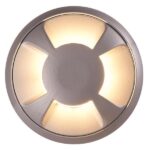 ΦΩΤΙΣΤΙΚΟ ΔΑΠΕΔΟΥ ΕΞΩΤΕΡΙΚΟ 4F LED 3W IP65 12V Φ68X24mm ΜΑΥΡΟ PRO EUROLAMP 145-52521