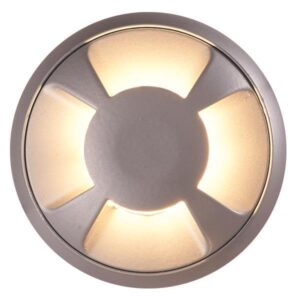 ΦΩΤΙΣΤΙΚΟ ΔΑΠΕΔΟΥ ΕΞΩΤΕΡΙΚΟ 4F LED 3W IP65 12V Φ68X24mm ΜΑΥΡΟ PRO EUROLAMP 145-52521