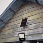 LED Ηλιακός Προβολέας 20W με Φ/Β Πάνελ & Τηλεχειριστήριο V-TAC Μαύρος IP65 2400lm Φυσικό Λευκό 4000K – 6971