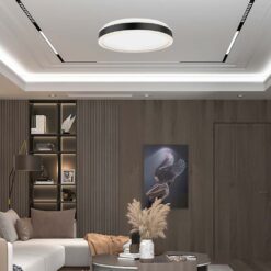 Πλαφονιέρα Οροφής LED 18W Μαύρη V-TAC 1280lm Φυσικό Λευκό 4000K – 6986