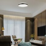 Πλαφονιέρα Οροφής LED 18W Μαύρη V-TAC 1280lm Φυσικό Λευκό 4000K – 6986