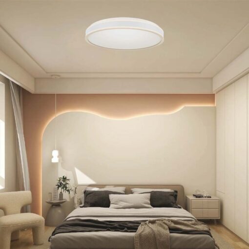 Πλαφονιέρα Οροφής LED 18W Λευκή V-TAC 1280lm Φυσικό Λευκό 4000K – 6987