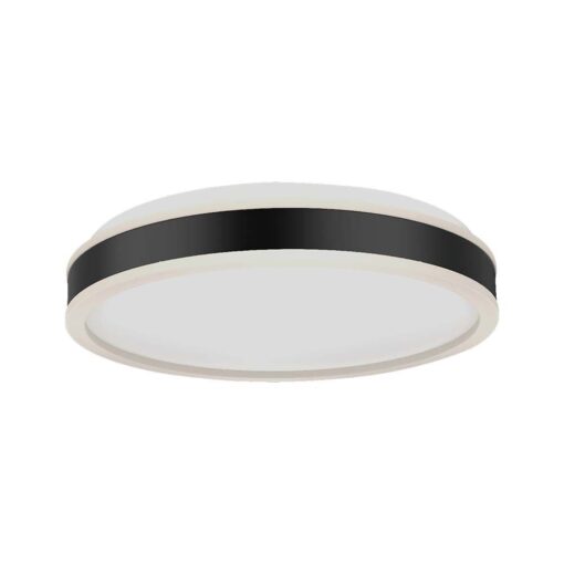 Πλαφονιέρα Οροφής LED Στρογγυλή 24W Μαύρη Φ450 V-TAC 2500lm Φυσικό Λευκό 4000K – 6988