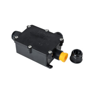 GloboStar® FAST-CONNECT 69922 Τριπλό Υ Αδιάβροχο IP68 Κυτίο Ταχείας Σύνδεσης & Διακλάδωσης Καλωδίων – 3 x Είσοδοι – Εσωτερική Τριπλή Κλέμα με Συμβατή Διατομή Καλωδίων 3 x 0.5mm² έως 3 x 2.5mm² – 450V 41A Max – Μ14 x Π9.5 x Υ4cm – Μαύρο – 5 Years Warranty